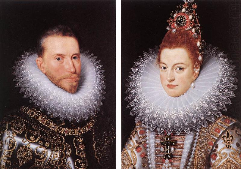Archdukes Albert and Isabella khnk, POURBUS, Frans the Younger